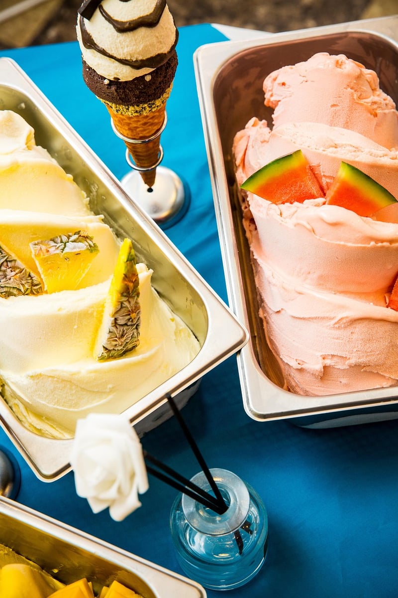 Cotton Candy Ice Cream Burrito